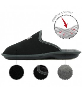 Zapatillas de casa caballero, zapatillas de casa hombre, slippers hombre, zapatillas de casa negras