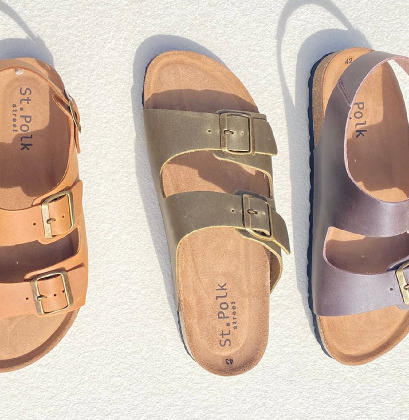 St. Polk Sandalias Hombre