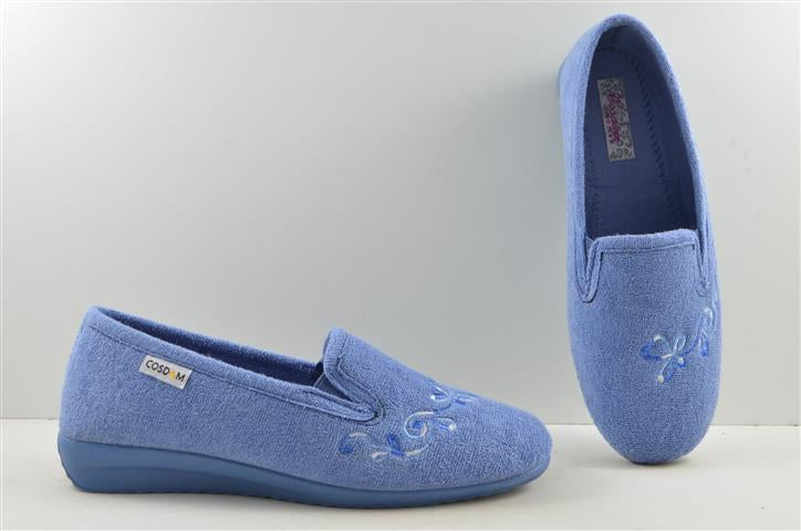 Zapatillas de casa mujer 0111 RIZO INDIGO