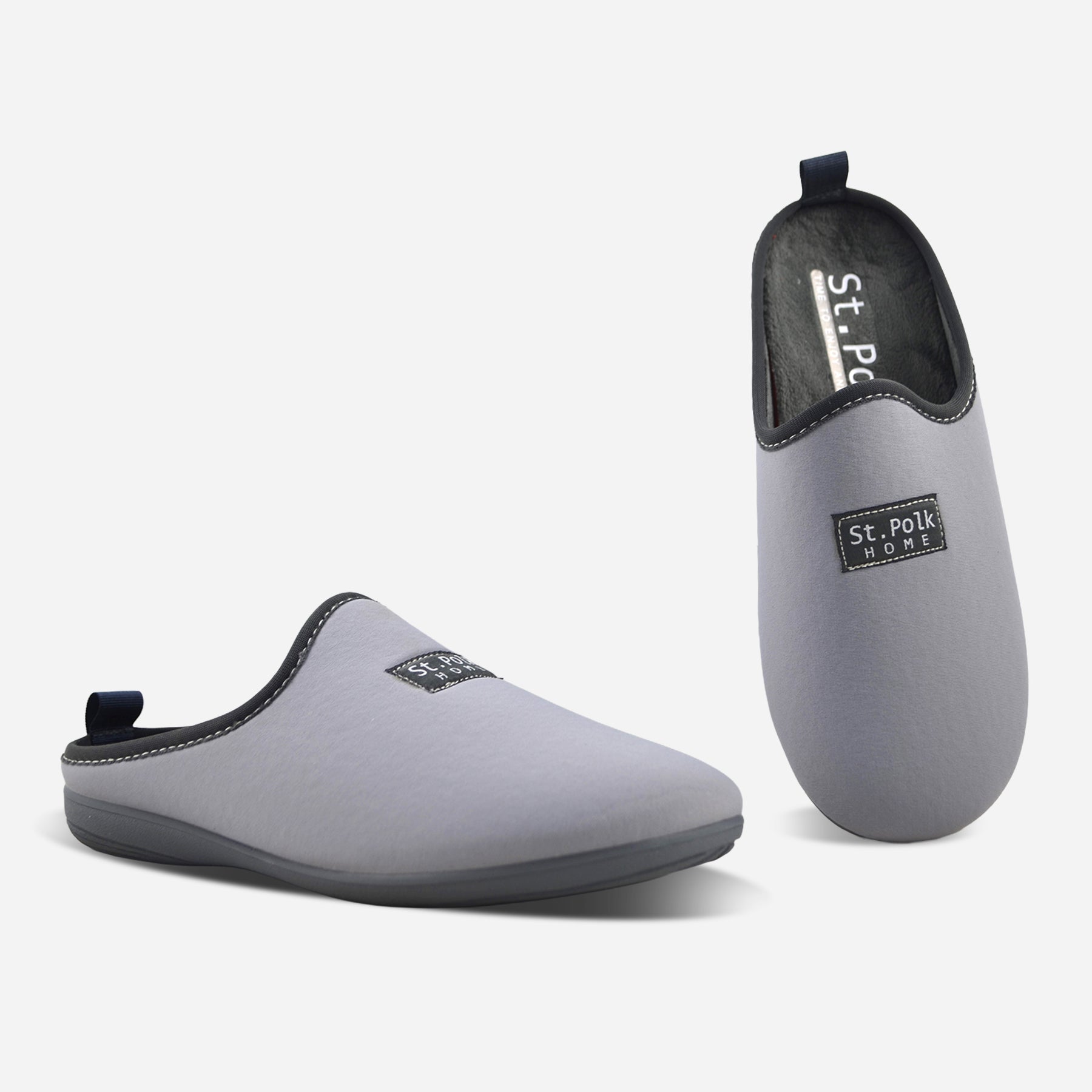 Zapatillas de casa mujer 13325 LYCRA GRIS