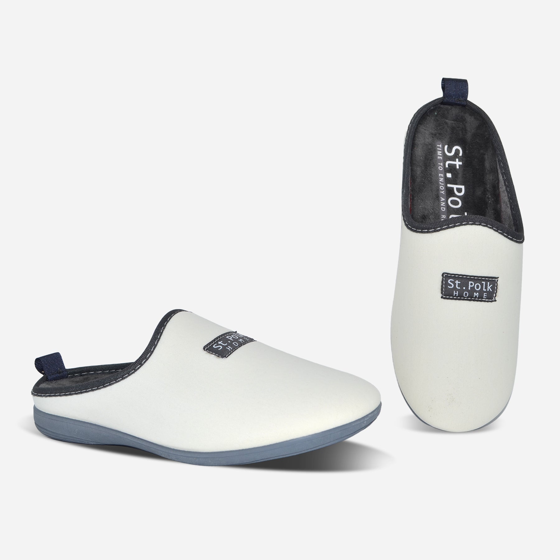 Zapatillas de casa mujer 13325 LYCRA MARFIL