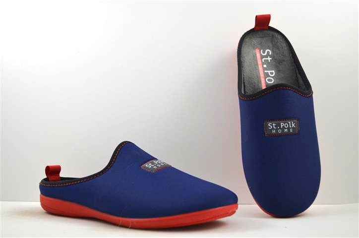 Zapatillas de casa de mujer.13325 LYCRA MARINO
