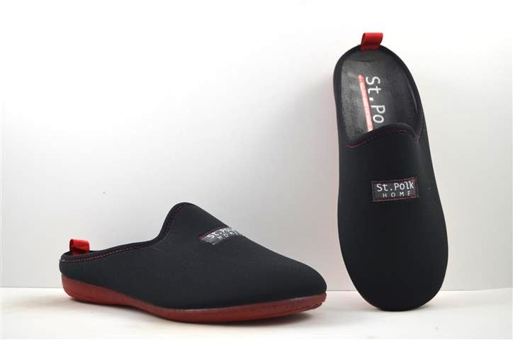 Zapatillas de casa mujer.13325 LYCRA NEGRO