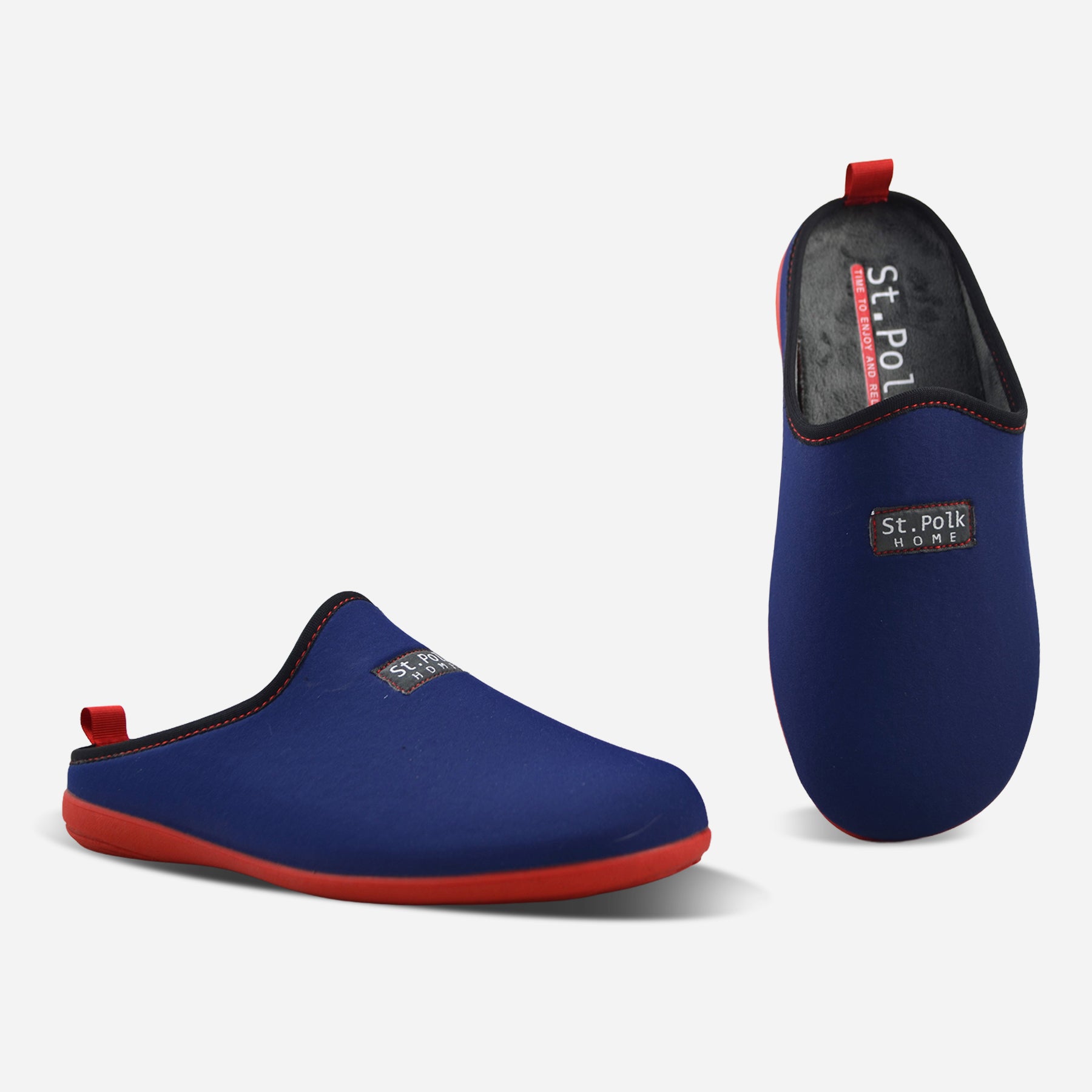 Zapatillas de casa hombre. 13618 LYCRA MARINO