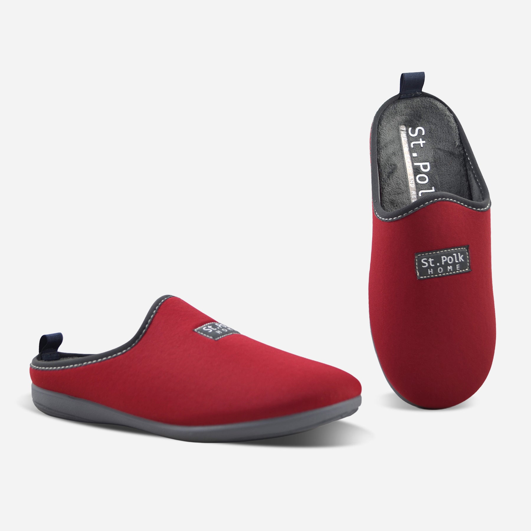 Zapatillas de casa hombre. 13618 LYCRA BURDEOS