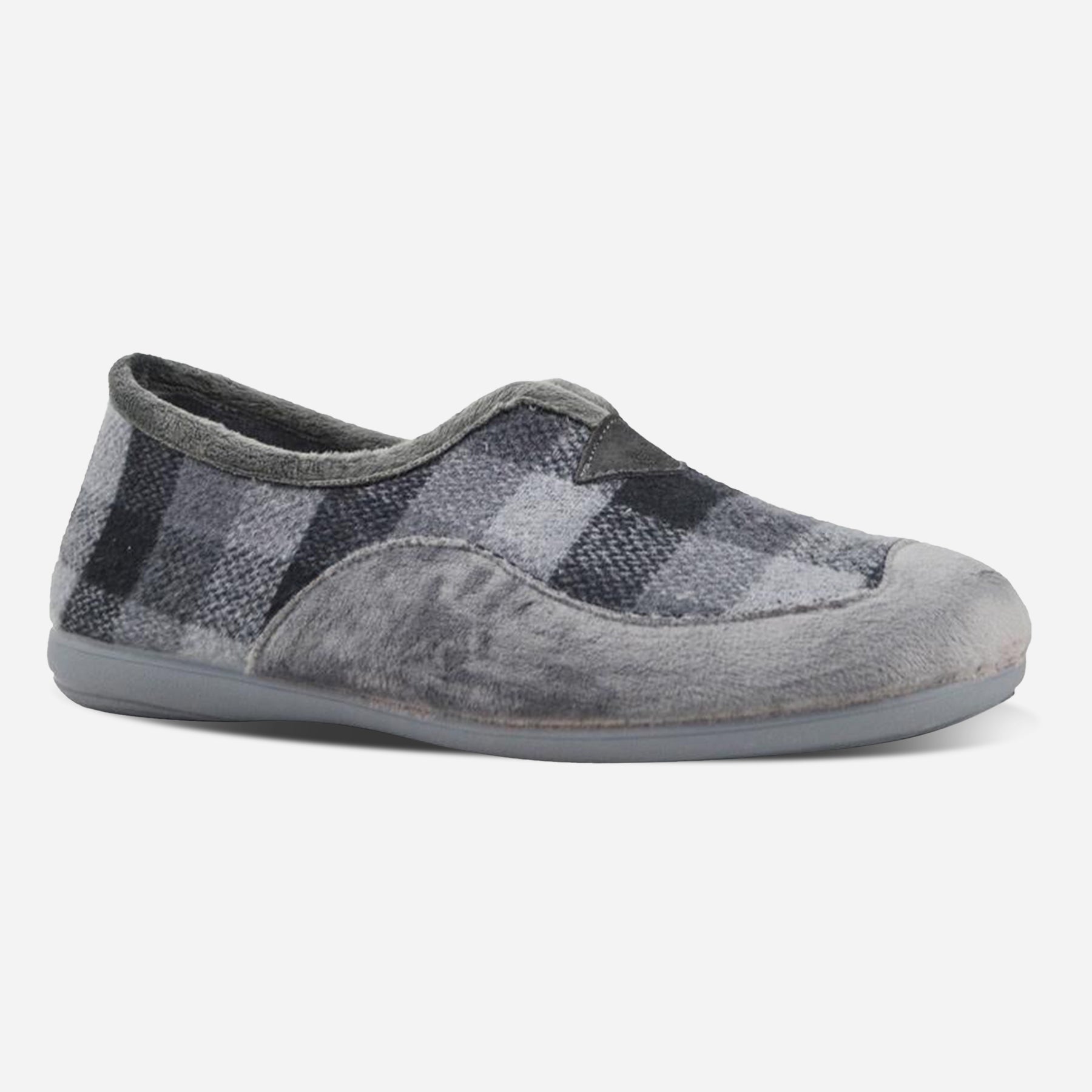 Zapatillas de casa cerradas hombre 13685.2 TEIDE 19 GRIS