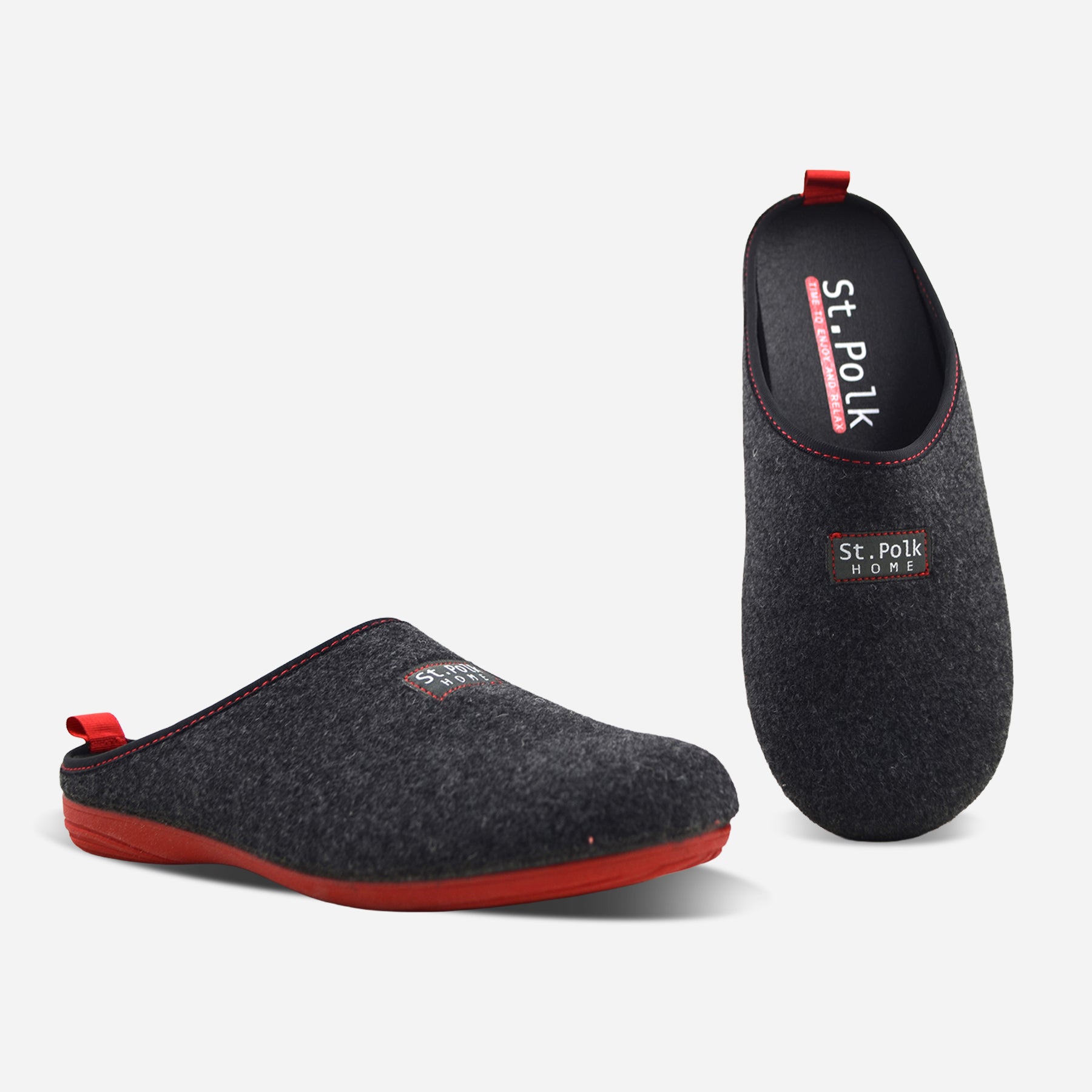 Zapatillas de casa Unisex 13695.1 ARYANA NEGRO/ROJO
