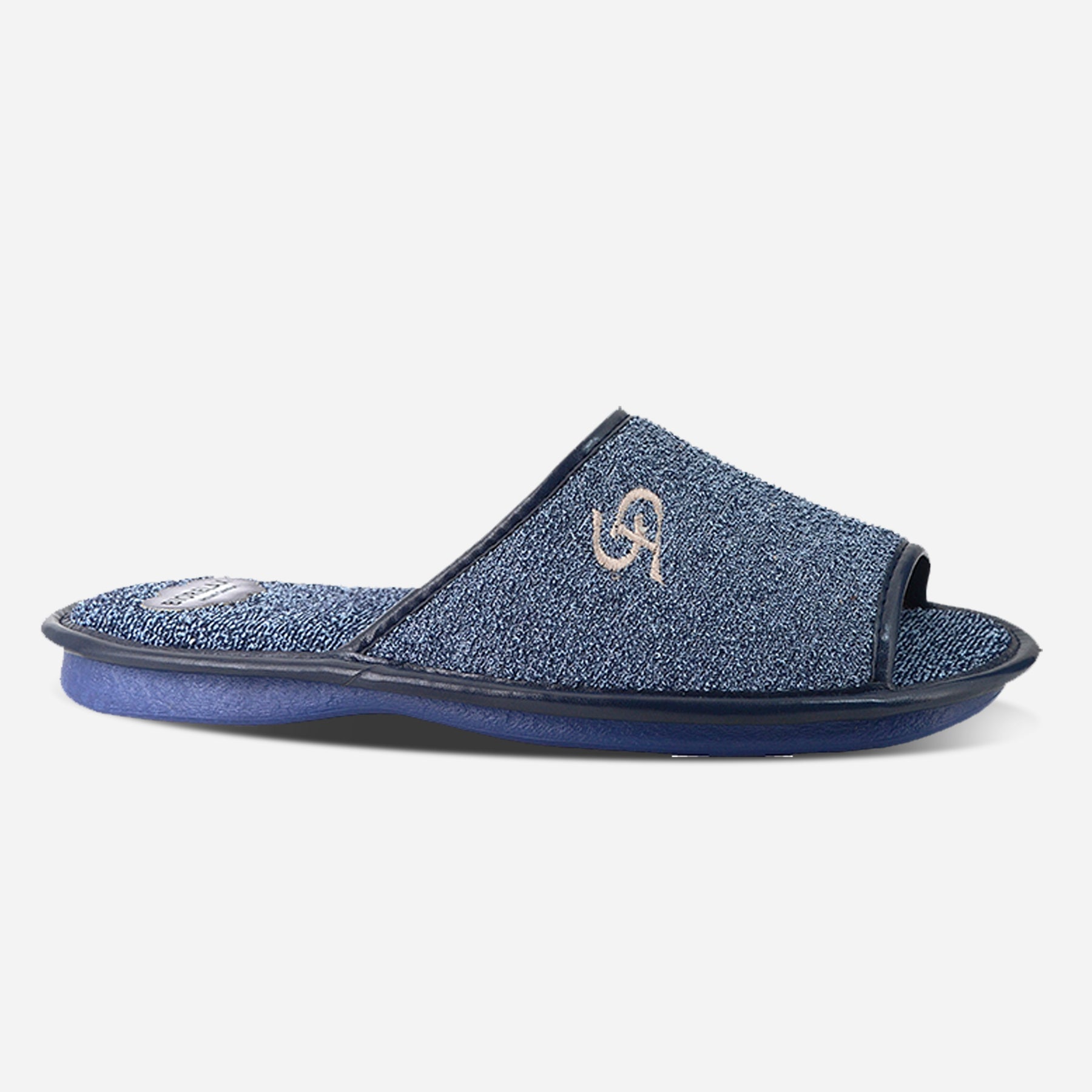 Zapatillas de casa hombre 1452.2 RIZO BICOLOR MARINO