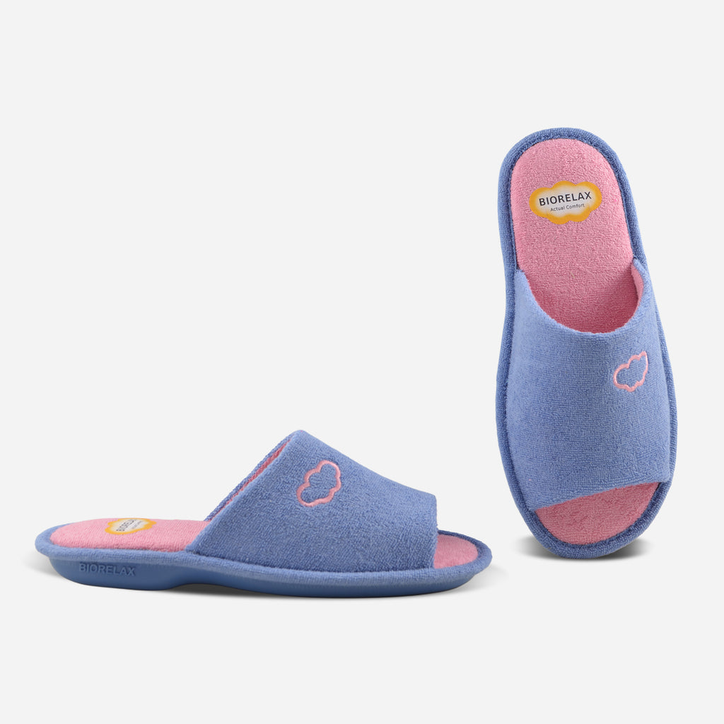 Zapatillas de casa mujer 4027 RIZO INDIGO