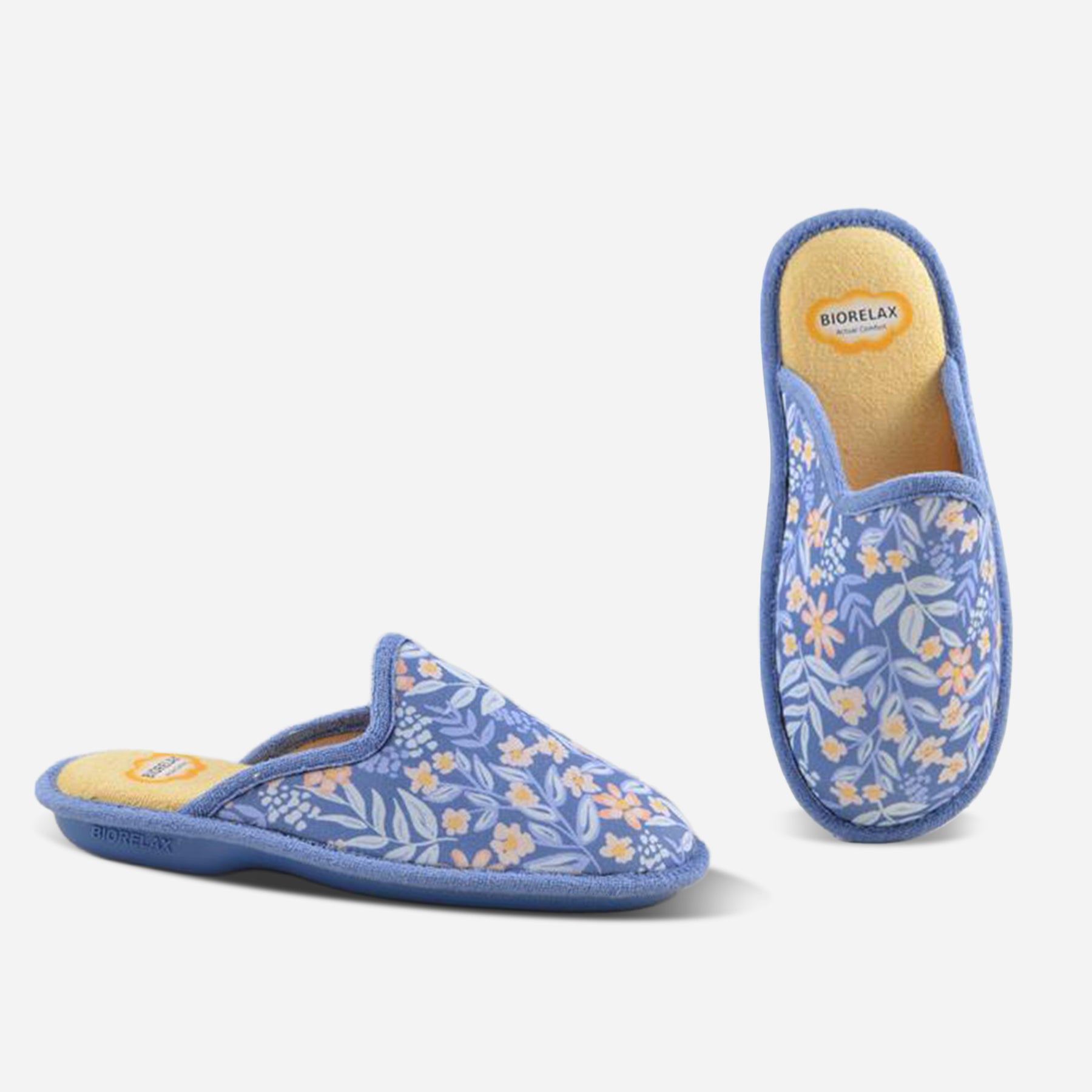 Zapatilla de casa mujer 4103.2 FLOWERS INDIGO