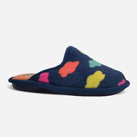 Zapatillas de casa mujer 4500.2 POLAR NUBES MARINO