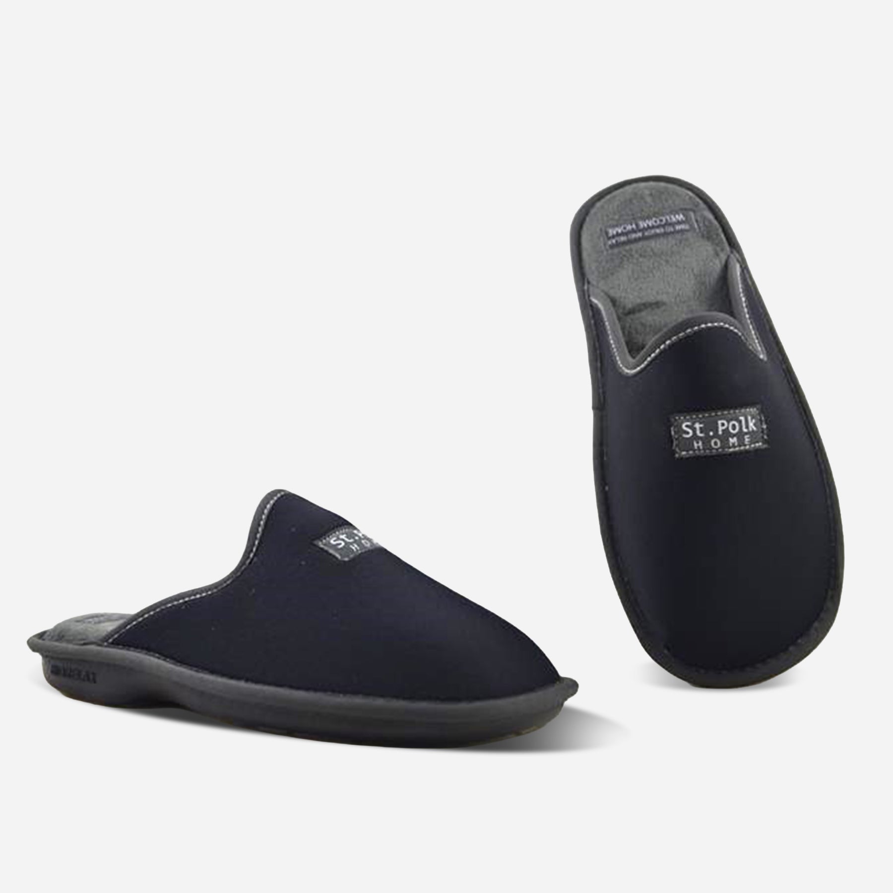 Zapatillas de casa mujer.4537 LYCRA NEGRO